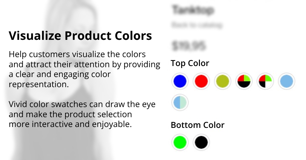 Ecwid: Color Swatch - Showcase product options beautifully with vibrant color swatches