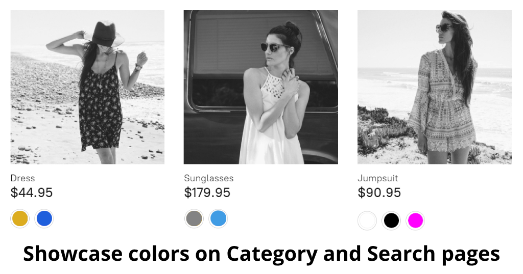 Ecwid: Color Swatch - Showcase product options beautifully with vibrant color swatches