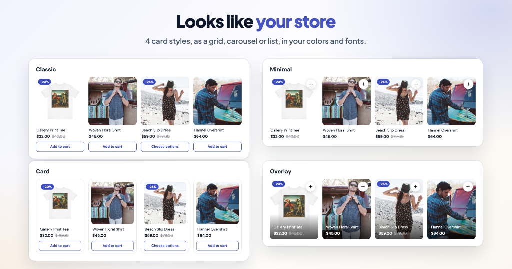 Ecwid SmartSuggest - AI Product Recommendation