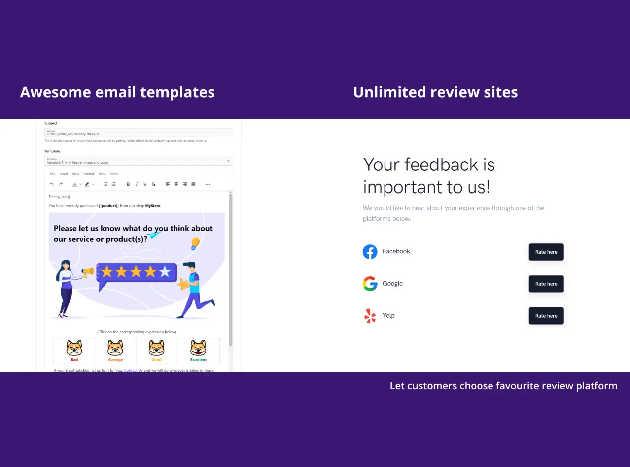 Automated Customer Reviews: Boost Google reviews, Facebook reviews, Yelp & more