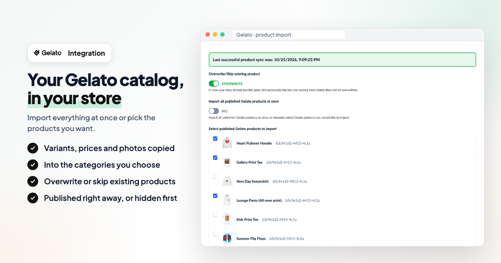 Ecwid Gelato